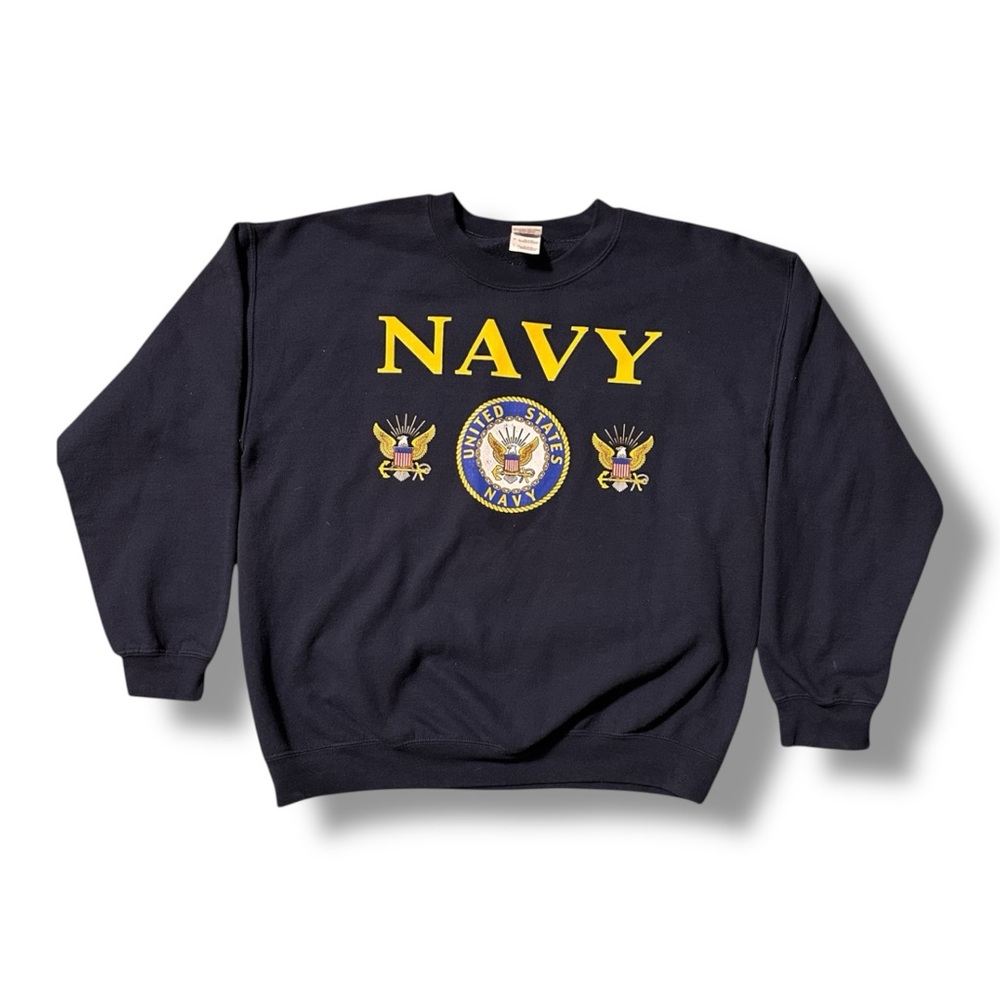 Men’s Gildan United States Navy Crewneck Sweatshirt